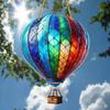 Cross-Border Hot Air Balloon Sun Catcher: Stained Glass Acrylic Garden Decoration Pendant