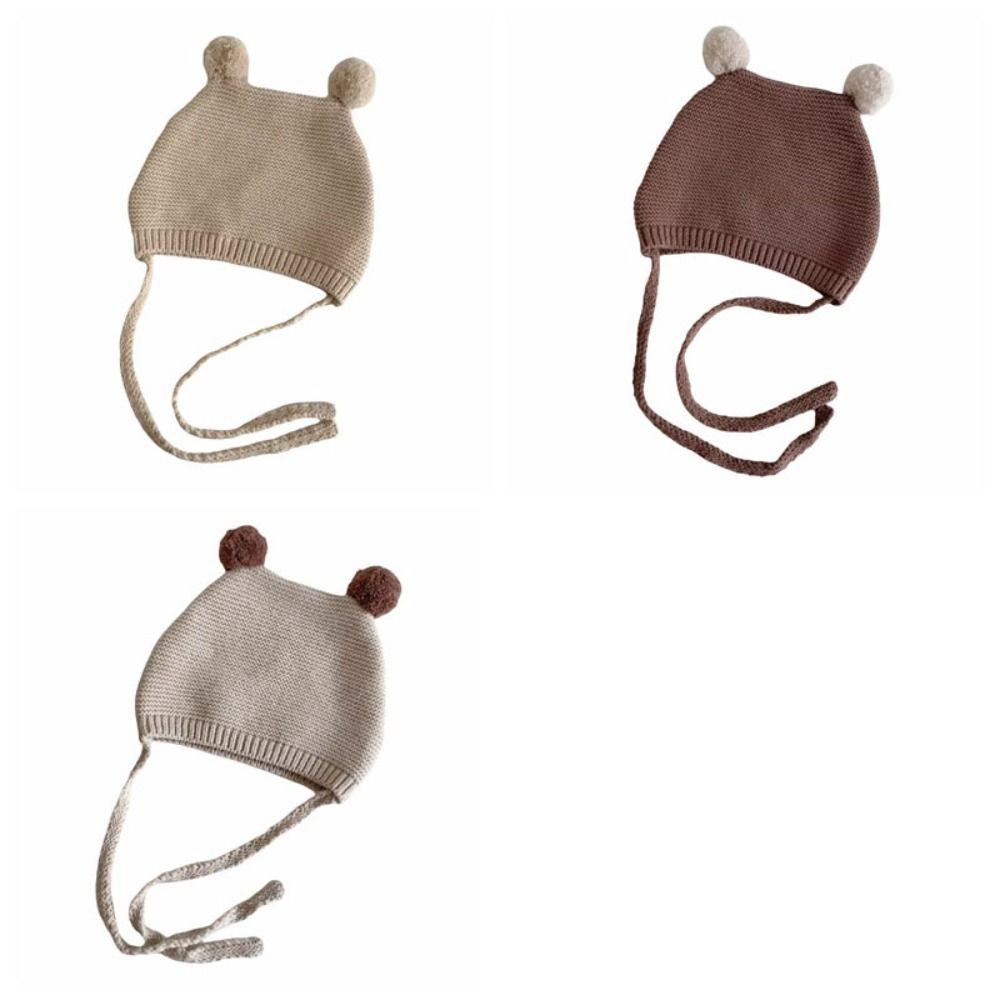 Crochet Baby Knitted Hat Warm Woolen Hat Fashion Toddler Beanies Cap Children