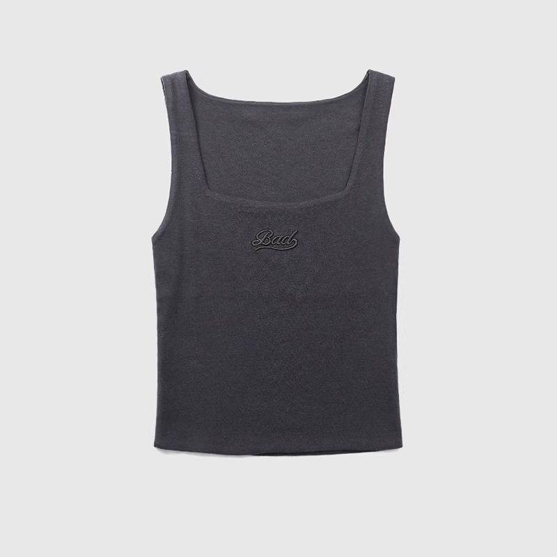 South Korea Badblood American Gyaru Cami Women Niche Slimming Square Collar Summer Sexy Base Top Fashion
