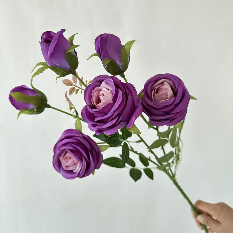 Flower Artificial Mini Rose Wedding Hotel Restaurant Desktop Decoration Ornament