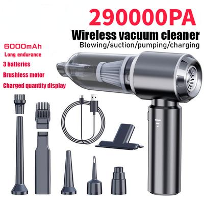 2026 Nouveau Aspirateur de Voiture Haute Puissance Portable à Main Sans Fil Moteur Sans Balais Machine de Nettoyage Souffleur d'Air Puissant pour Appareil Ménager