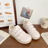 Pink Velcro Board Shoes Female Ugly Cute Spring and Summer New Niche Leather Surface Student Sports Little White Shoes