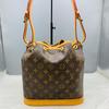 [Usato] Petit Noe Classico Monogramma Chiusura a Coulisse Tela Rivestita con Rifiniture in Pelle Borsa a Secchiello - Eccellente #RE4TMN