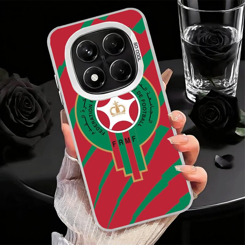 Morocco Flag Soft Phone Case for Xiaomi Redmi Note 13 14 15 Pro Plus 12S 12 11S 11 11T 10S 10 Shockproof Cover Back Shell
