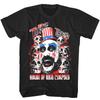 House of 1000 Corpses Captain Spaulding T Shirt Mens Classic Movie Tee Black
