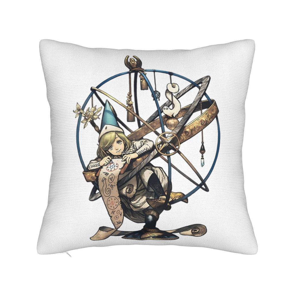 Coco Witch Hat Atelier Anime Pillowcase Soft Cushion Cover Gift Pillow Case Cover Home Zippered