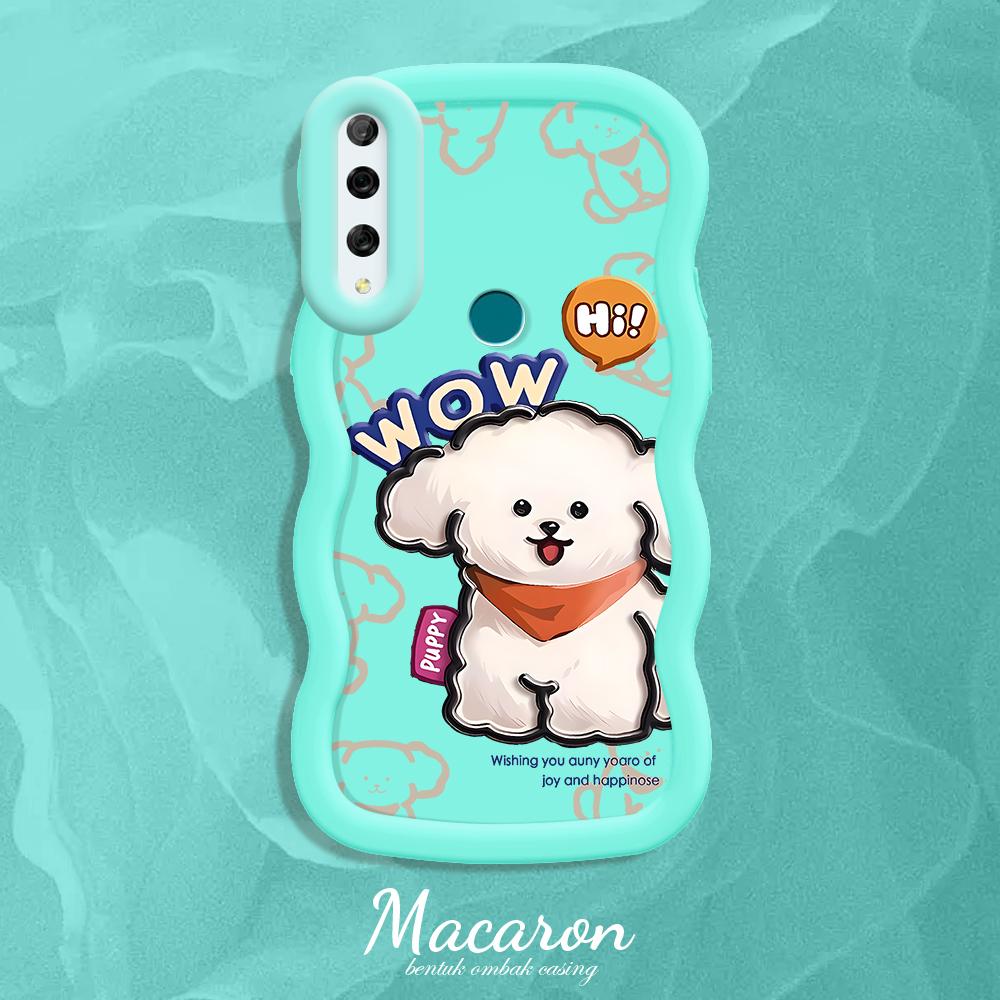 

Окрашенный узор Big Wave Edge Мягкий силиконовый материал Macaron чехол для телефона противоударный защитный резиновый чехол для iPhone Huawei Honor Infinix Tecno Tecno Camon 18T синий