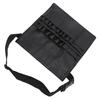 Makeup Brush Belt Professional Small Portable Foldable Cosmetic Pouch Tool Storage Bag PU Leather with Artist Strap