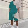 Fashion Resort Style Men's T-Shirt Short Sleeve Shorts Two-Piece Set Summer 3D Print