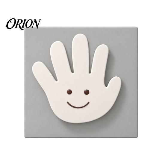 Novelty Wall Switch Protector 3D Printed High Five Light Plate Covers, Decorative Palm Macaron Color Room Decor Cover Plate, Creative Outlet