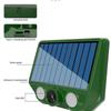 Solar Powered IP66 Waterproof Animal Repellent Device with 500mAh Rechargeable Battery for Outdoor Garden Lawn Pest Control