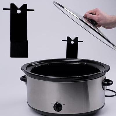 Yousheng Slow Cooker Lid Holder Heat-Resistant Reusable Pot Lid Stand Plastic Organizer for 6QT Crock Pots Space-Saving Hanging Rack