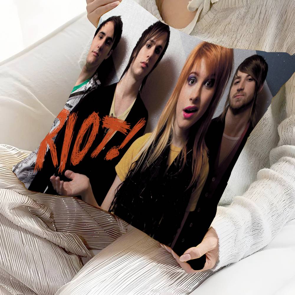 Band P-Paramore Cushion Cover Decorative Pillow Sofa Home Decor Case Pillow Cases