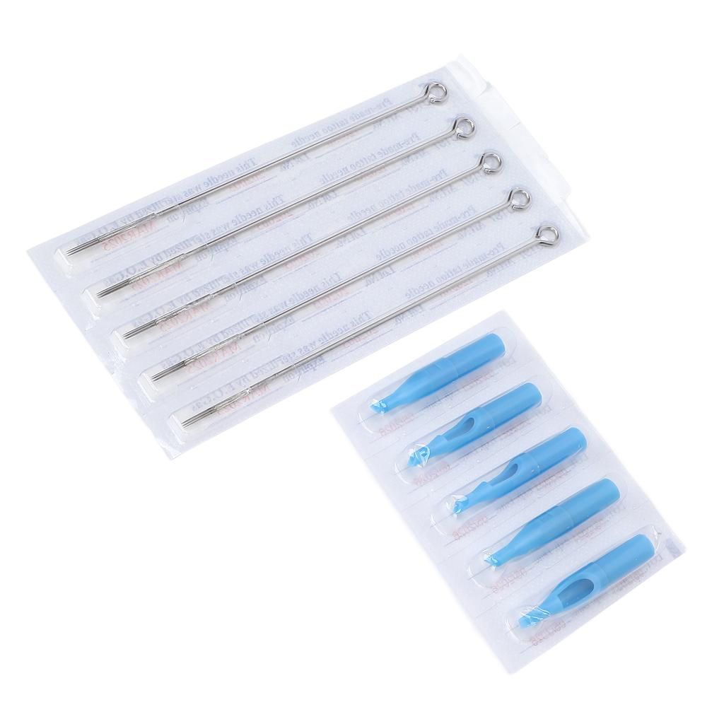 Tattoo Needles Tips Set 50pcs Disposable Stainless Steel Long Tattoo Needles 50pcs Tattoo Needles