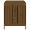 Garden Storage Box Honey Brown 121 X 55 X 64 Cm Solid Pine Wood