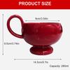 Aladdin Style Ceramic Coffee Mug 280ml With Carrying Handle Ins Design Drinkware For Home Office And Outdoor Use