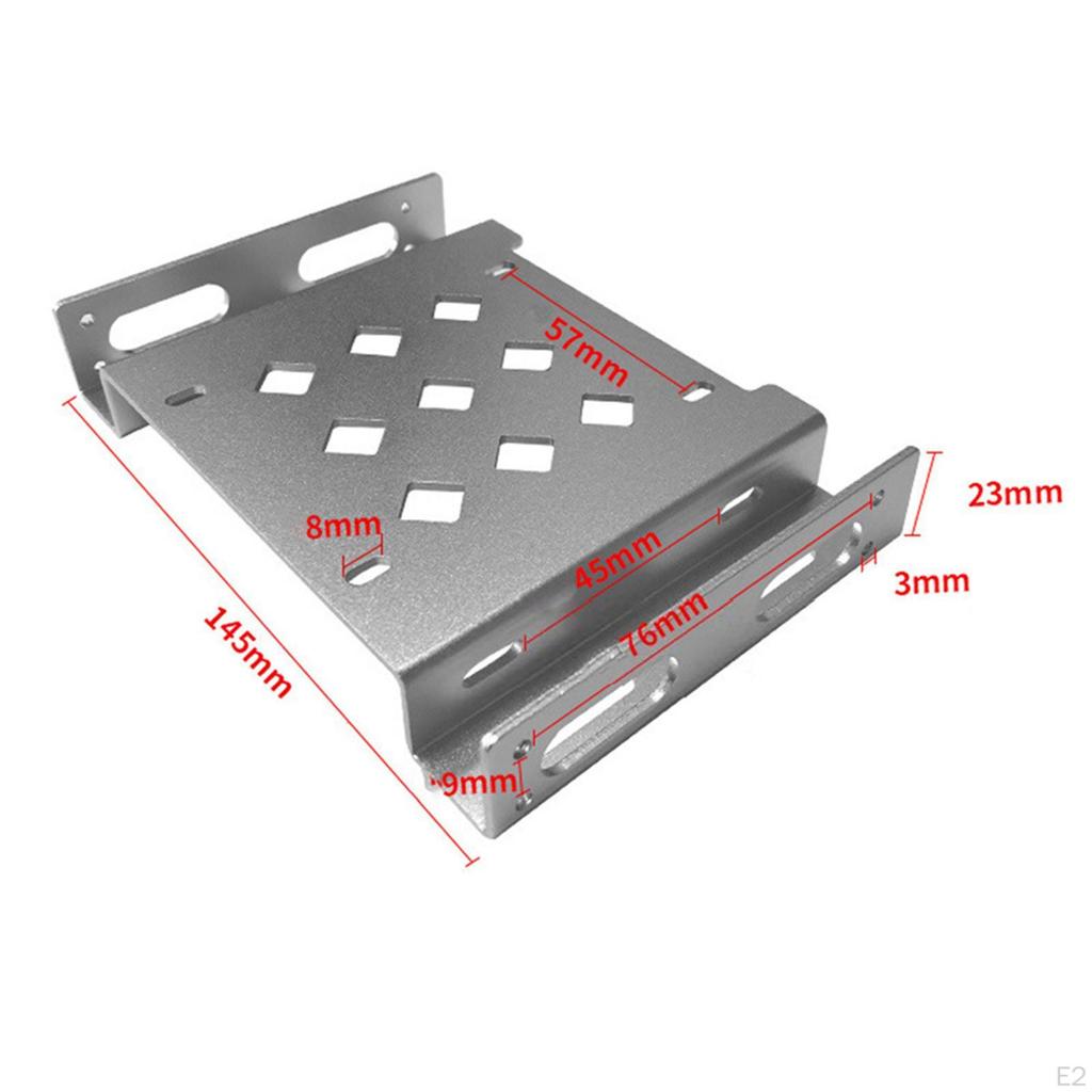 Metal SSD/HDD Mounting Bracket Heatsink Multi-purpose Extension Adapter Rack HDD Mount Holder for