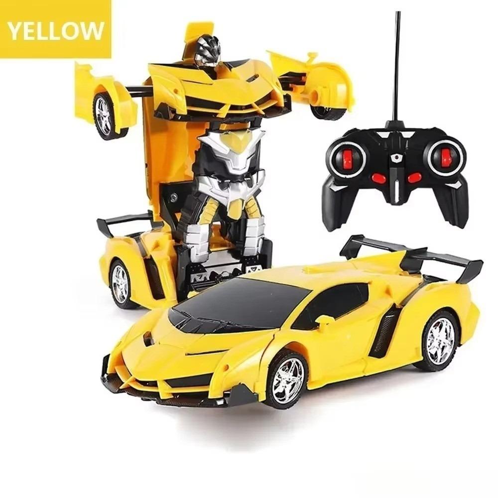 One-key Deformation Transformable Robot Car 2-in-1 Car Model New Deformation Car Gift