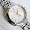 SEIKO Battery Exceline Titanium Quartz Sapphire Glass New Replaced/Women's Watch, Two-Tone Color, Hypoallergenic