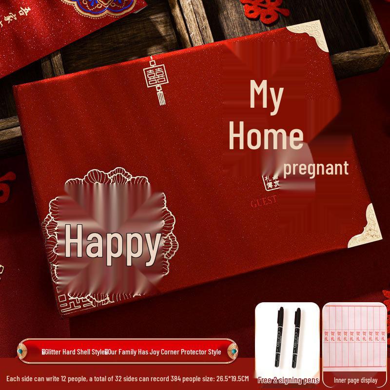 Wedding Gift Ledger & Guest Sign-In Book: Happy Event Gift Tracker