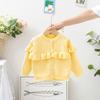 Girls Knitted Cardigan Toddler Long Sleeve Round Neck Spring Autumn