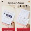 Waterproof Pregnancy Record Bag Set: A5 Storage Booklet and A4 Transparent File Bag for Expectant Mothers