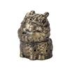 Zen Pagoda Black Ceramic Incense Burner - Aromatherapy Holder for Home and Office Decor
