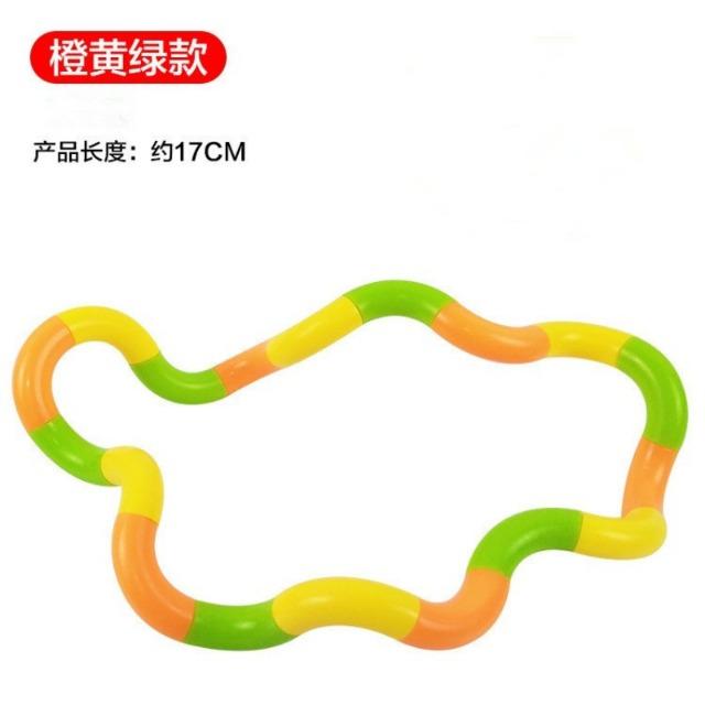 Deformable Rope Fidget Toy Deformation Tangle Knot Stress Reliever Anti-Anxiety Sensory Toy Gift For Kid Adults Squishy