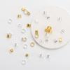 100 Gold & Silver Hollow Hair Rings, European & American Trendy Style, 100 Pieces