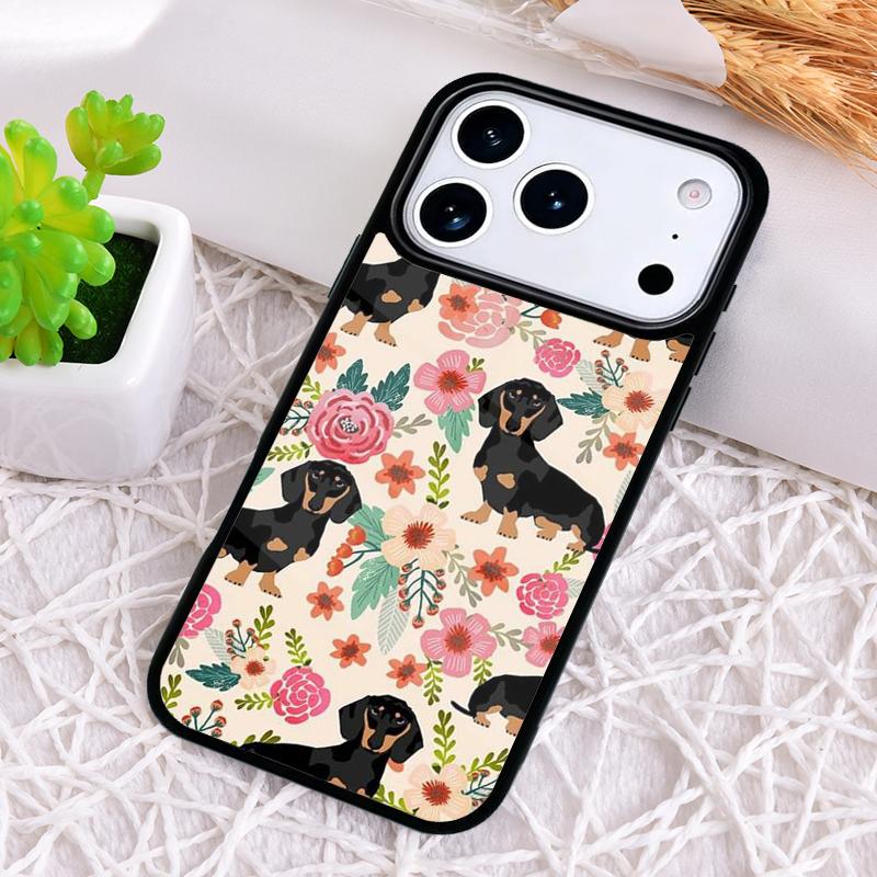 

Такса Такса Искусство Ударопрочный Чехол для Телефона для iPhone 17 Air 16e 15 11 12 14 13 Pro Max Чехол Coque iPhone 16 Plus