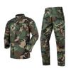 Herr Taktisk Långärmad Kamouflage Uniform Set Andningsbar Slitstark Utomhus Träningsdräkt Vandring Camping Skytte
