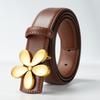New Belt Women's Dress for Women with Smooth Buckle Belt Skirt Strap Decoration Versatile Women's Thin Belt