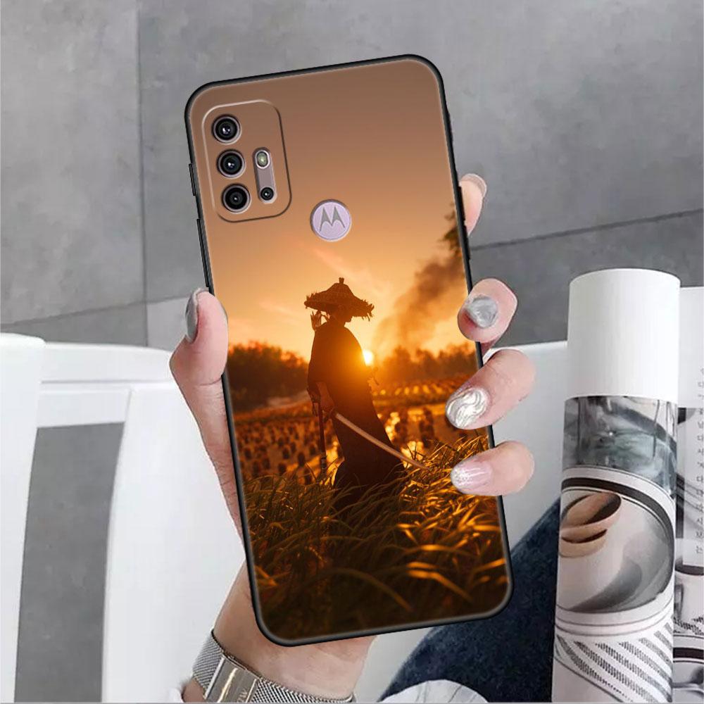 

Чехол Landscape Ink Samurai Art для Motorola G30 G60 G9 Play ONE Fusion G8 G50 E6s G82 Edge 20 Pro G Stylus 2021 Soft Phone Capas G Stylus 2021