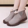 Women's Winter Snow Boots,Slip Resistant Soft Sole Fur-Lined Booties,Comfortable Lightweight Mom Shoes