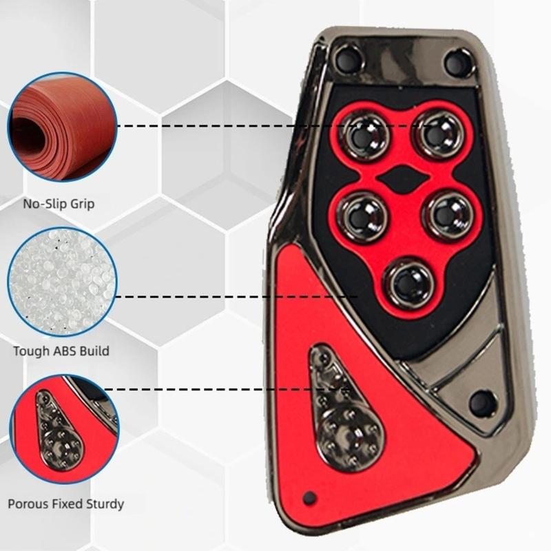 Car Brake Clutch Accelerator Pedal for Most Car SUVs Automotive Accessories Manual Transmission Throttle Clutch Pedal