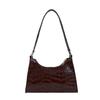 French niche bag women's 2026 new fashion solid color underarm bag texture portable shoulder baguette bag