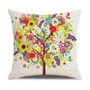 Ins Nordic Style Cartoon Tree Car Sofa Pillow Custom Nap Pillow Lumbar Cushion Cover Home