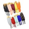 10Pcs/Lot Silver Gold Duck Feathers For Decoration Goose Feather Craft Black White Jewelry Creation Handicraft Accessories Decor