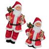 Height Customizable Christmas Santa Figure Cloth Plastic Home Office Decoration B03E