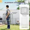 Pet Enclosure, Dog Fence, Pet Playground, Flexibly Adjustable, Rustproof Steel