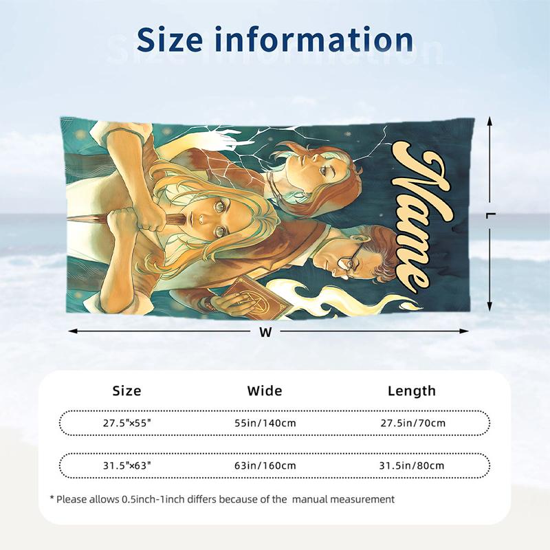 Buffy the Vampire Slayer Custom Name Printed Beach Towel Personalized Soft Towel For Swimming Beach Travel