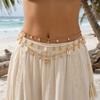 Vacation Style Starfish Shell Conch Rice Beads Waist Chain For Women Men Multilayer Beach Star Belly Chain Summer Body Jewelry