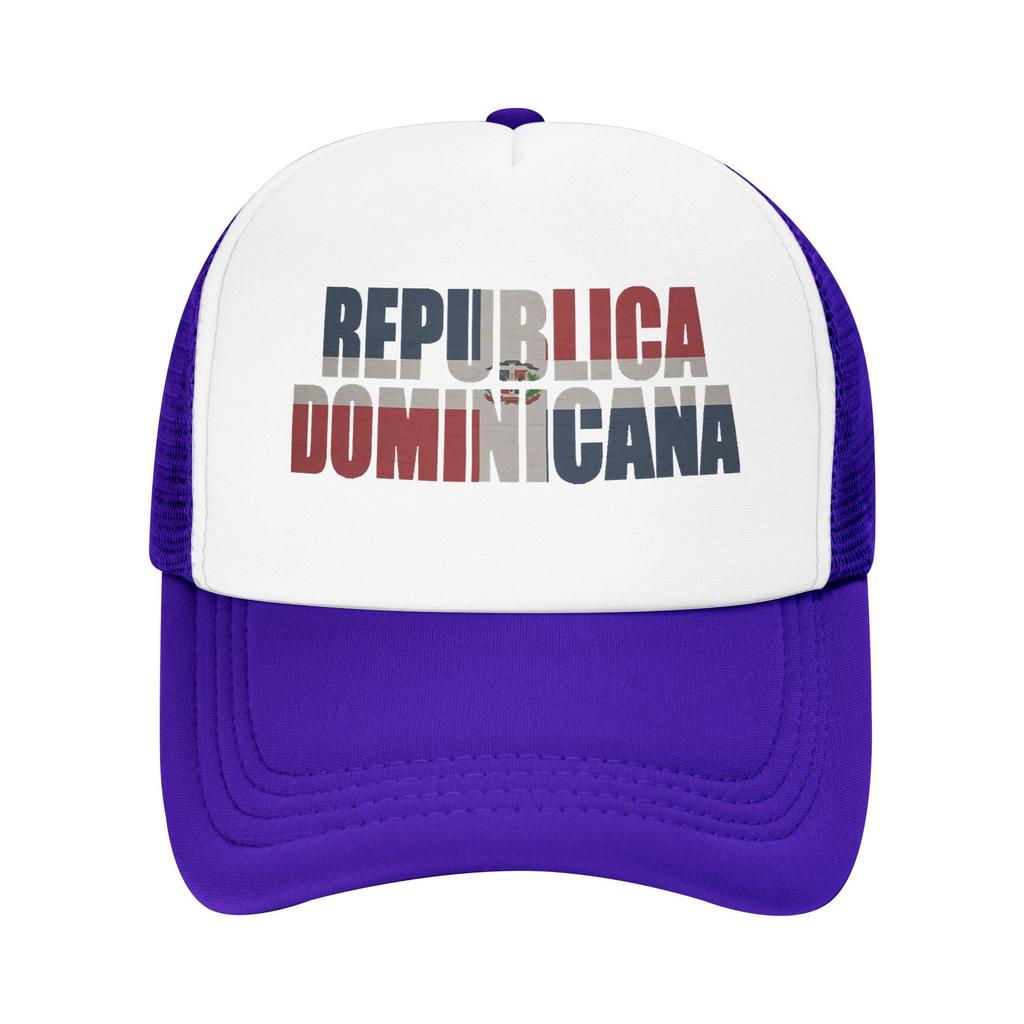 Republica Dominicana Dominican Mesh Baseball Caps Fitted Sun Caps Hats Adjustable Snapback Caps Golf Hats Summer Trucker Hat