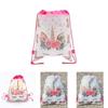 Adorable Unicorn Drawstring Bag For Girls With Cute Cartoon Design For Travel And School