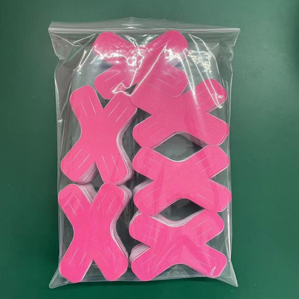 X-förmiges Sport-Kinesiotape: Muskelunterstützung für Basketball, Laufen, Oberschenkel, Schulter und Knie.