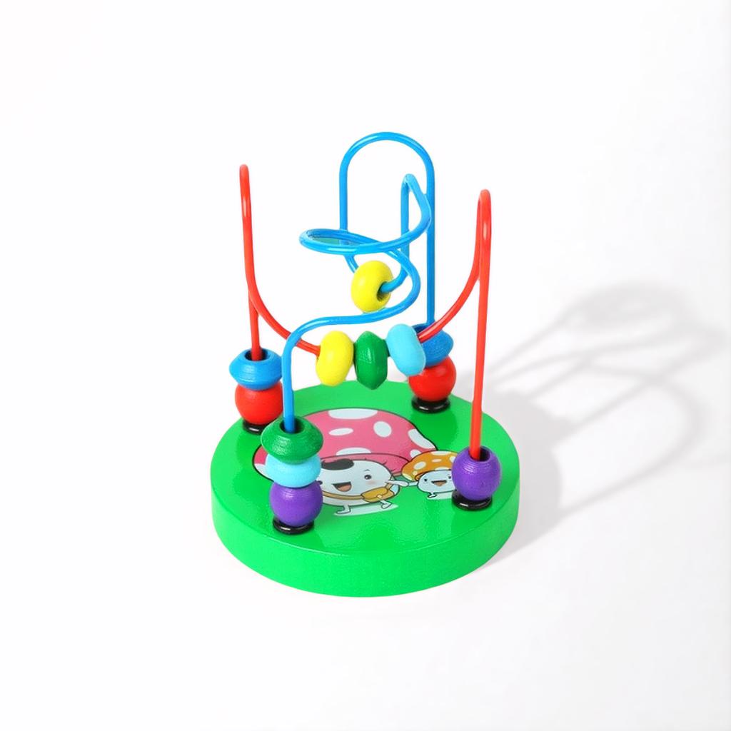 Montessori Baby Toys Wooden Roller Coaster Bead Maze Toddler Early Learning Educational Puzzle Math Toy for Children