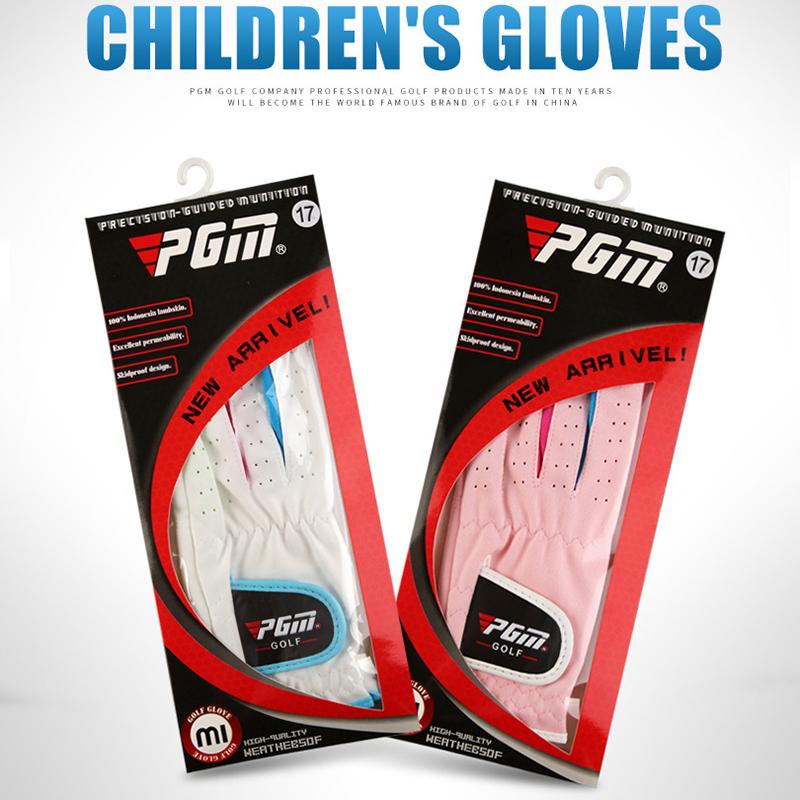 Children Golf Gloves Soft Comfortable Non Slip Breathable Glove Outdoor Mitts For Golf
