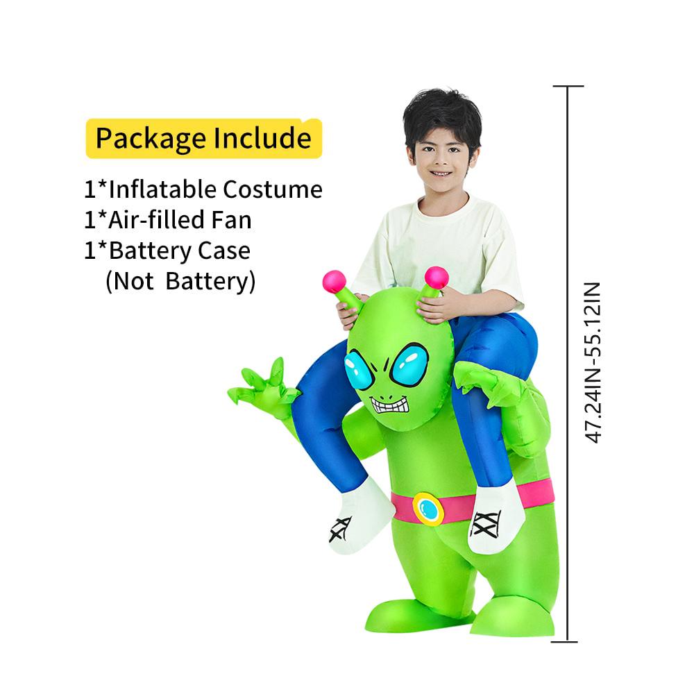 

Костюм прибульця для дорослих Надувний костюм Костюм, що надувається Костюм верхи Комбінезон Для вечірки-маскараду Косплей Одяг Костюми на Хелловін для чоловіків One Size