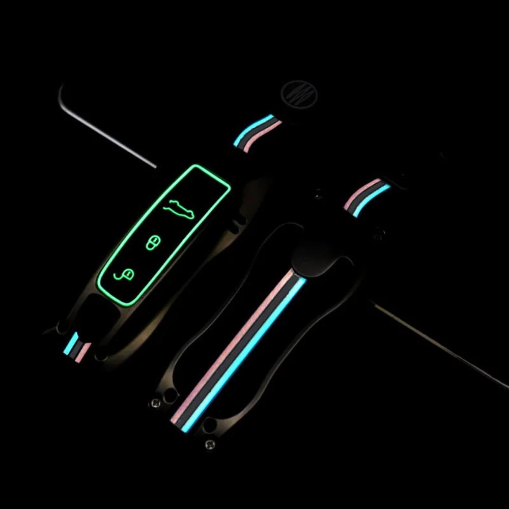 Zinc Alloy Car Smart Key Case Cover Shell Fob for Porsche New Cayenne Panamera 911 992 Taycan Car Protect Interior Accessories