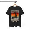 Funny Rugby T-Shirt | Rugby Hair Don’t Care Tee | Cool Gift for Athletes
